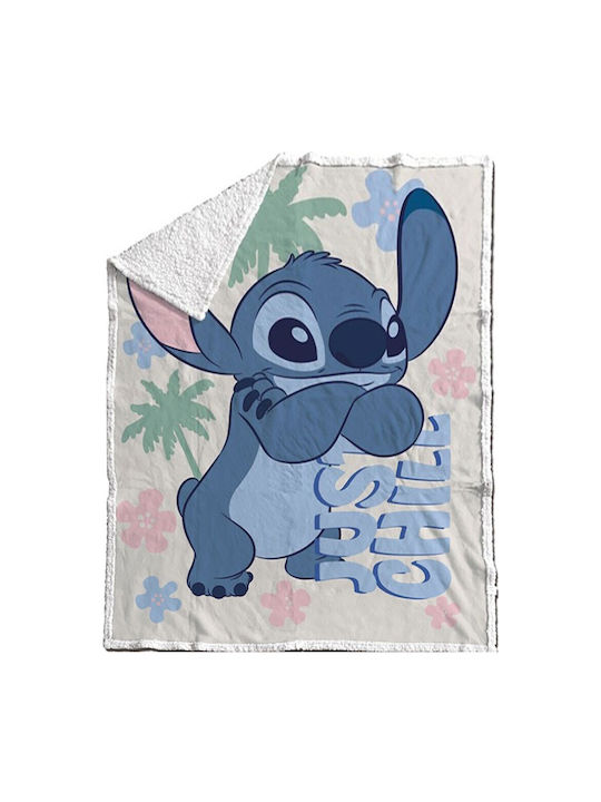 Aymax Κουβέρτα Stitch Πολύχρωμη 130x170εκ.