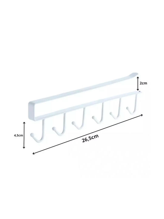 Verk Group Metallic White Kitchen Hanger