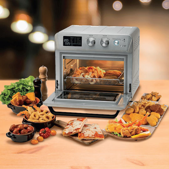 Ariete Electric Countertop Oven 25lt Without Burners with Air Inox