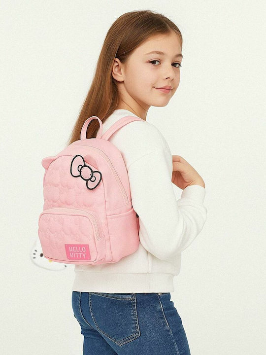 Hello Kitty Παιδική Τσάντα Πλάτης Ροζ 26x21x16εκ.