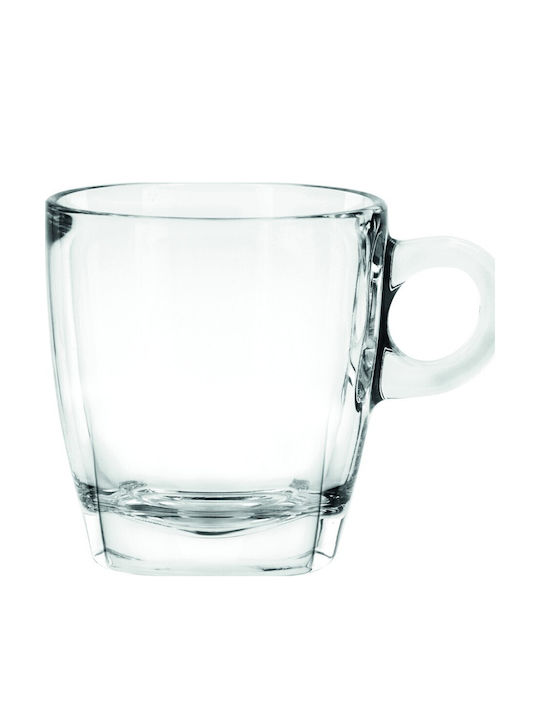 GTSA Premio Set of Cups Coffee Glass Transparent 195ml 6pcs