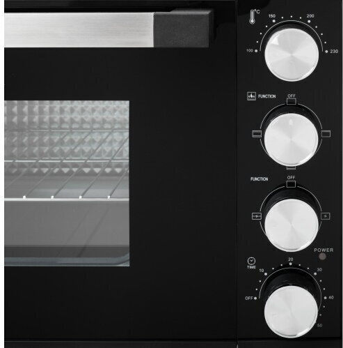 Adler Electric Countertop Oven 30lt Without Burners Black