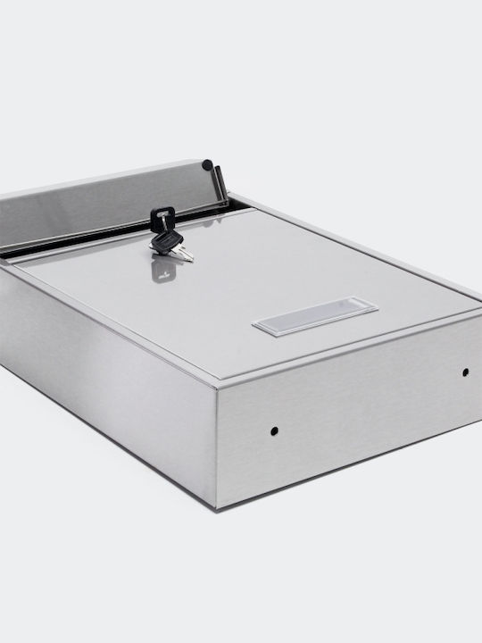 Wiltoc Cutie Poștală pentru Exterior Inox în Culoarea Argint 26x9x35cm