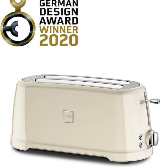 Novis Toaster 4 Schlitze 1600W Beige