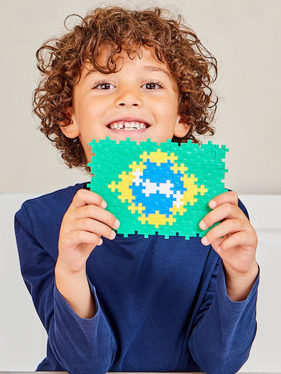 Plus Plus Building Blocks Flags of the World for 5+ Years 700 Pieces