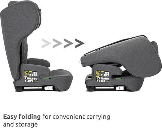 Lorelli Rigel Детско Столче за Кола High-back Booster i-Размер с Isofix Черно 15-36 кг