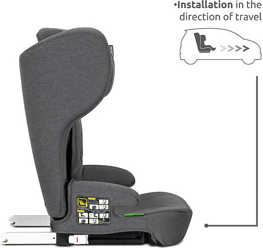 Lorelli Rigel Детско Столче за Кола High-back Booster i-Размер с Isofix Зелен 15-36 кг
