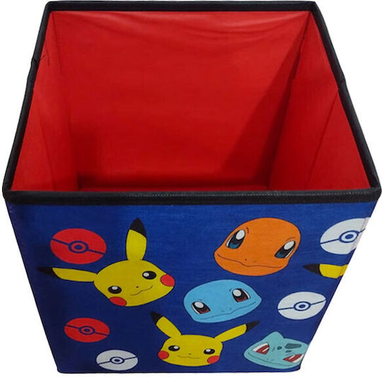 Pokemon Παιδικό Κουτί Αποθήκευσης από Ύφασμα 30x30x30cm