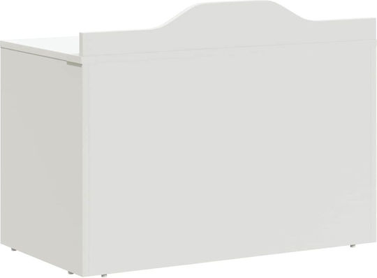 vidaXL Kinder Aufbewahrungsbox aus Holz Weiß 73x33x55cm 1Stück