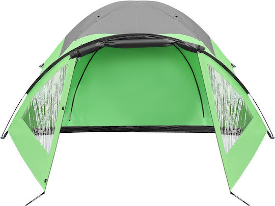 Summer Camping Igloo Mountaineering Grey for 4 People Waterproof 3000mm 330x250x95cm
