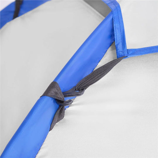 Sommer Campingzelt Iglu Blau Für 4 Personen 240x210x130cm