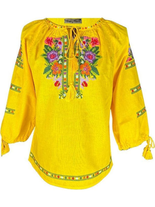Kids' Shirt Long Sleeve Yellow