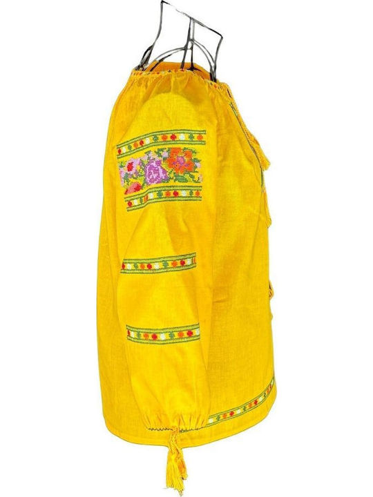 Kids' Shirt Long Sleeve Yellow