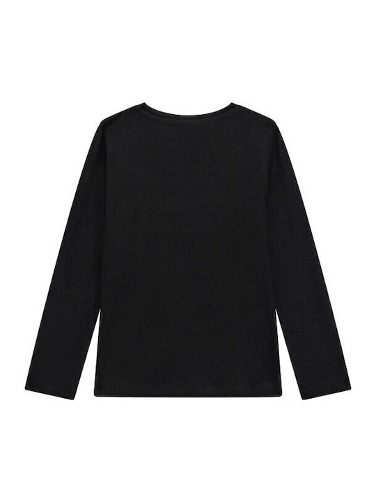 Παιδική Μπλούζα Μακρυμάνικη Μαύρη