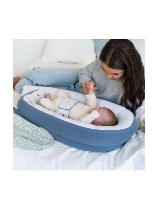 Doomoo Cocoon Baby Nest Blue/Grey