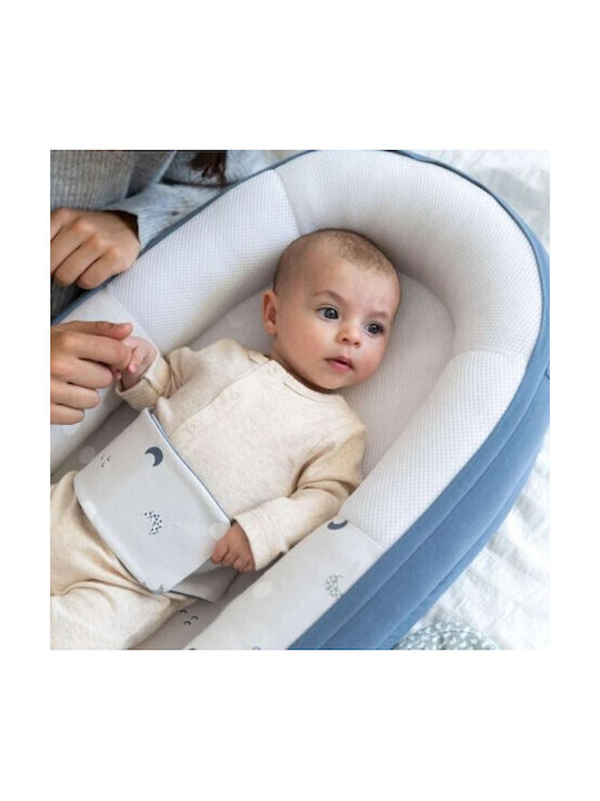Doomoo Cocoon Baby Nest Blue/Grey