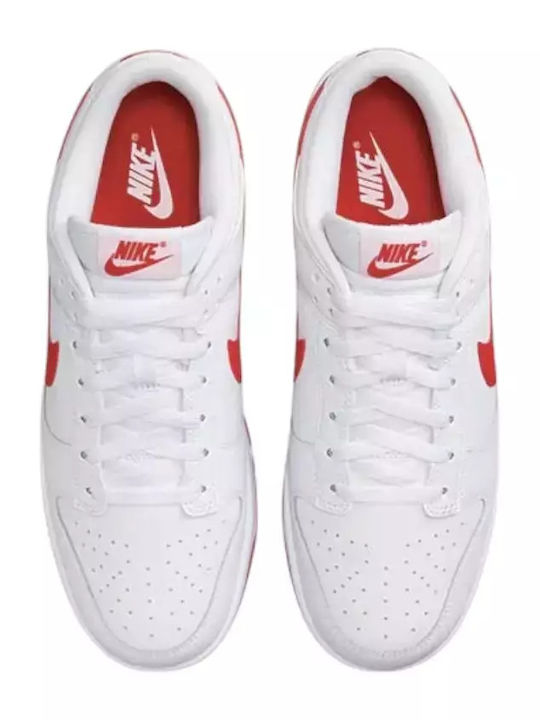 Sneakers White / Picante Red