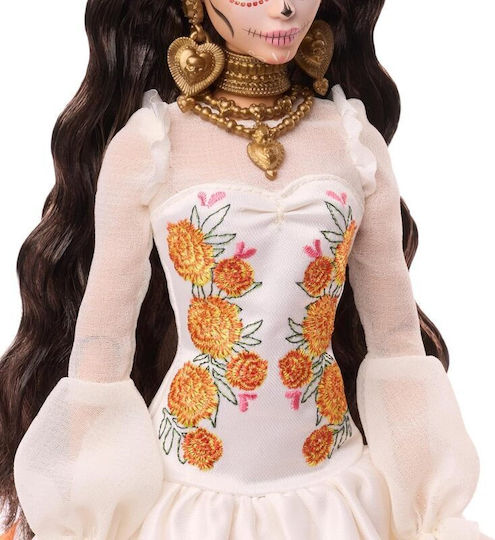 Barbie Dia De Los Muertos Колекционерска Кукла за 6+ години+ години