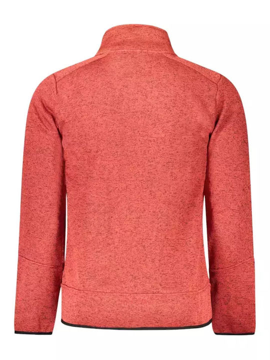 Men's Fleece Cardigan Red