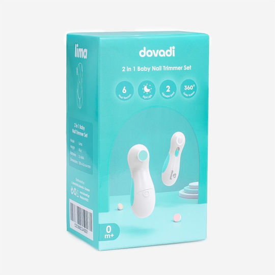 Dovadi Baby Electric Nail File White