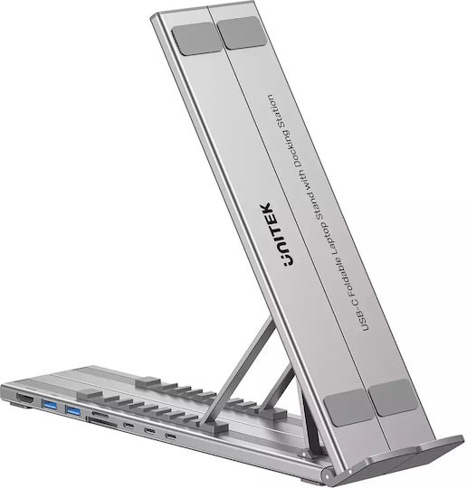 Unitek Βάση Στήριξης για Laptop Ασημί (D1137AGY01)