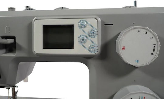 Gritzner Professionelle Nähmaschine Heavy Duty 3.2 Elektronik Graue