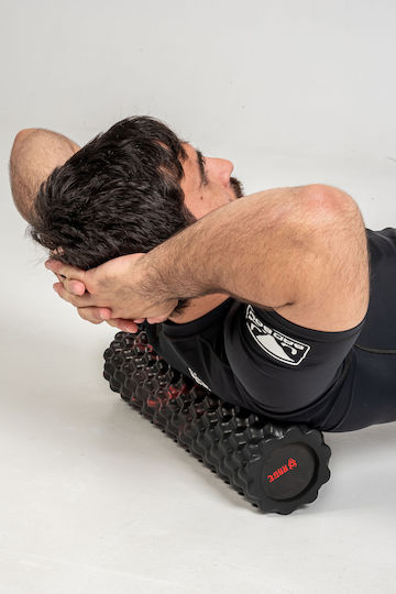 Rage Κύλινδρος Μασάζ Μαύρος 45cm
