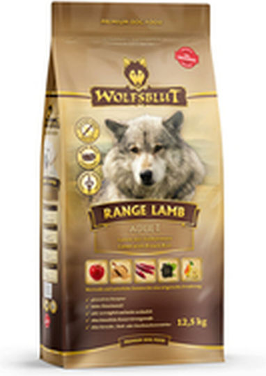 Wolfsblut 12.5kg Trockenfutter ohne Gluten für erwachsene Hunde mit Lamm, Reis und Brauner Reis