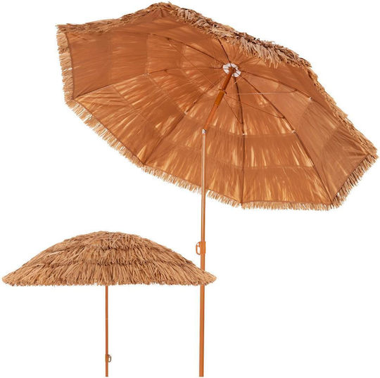 Umbrelă Pliabilă Plajă Diametru 1.6m Bej