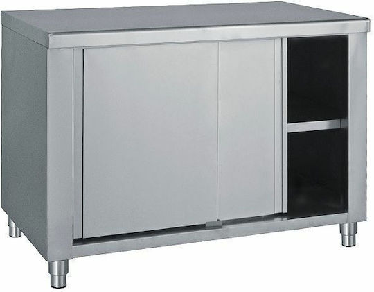 Bambas Frost Ερμάριο με Συρόμενες Πόρτες 100x70x85cm