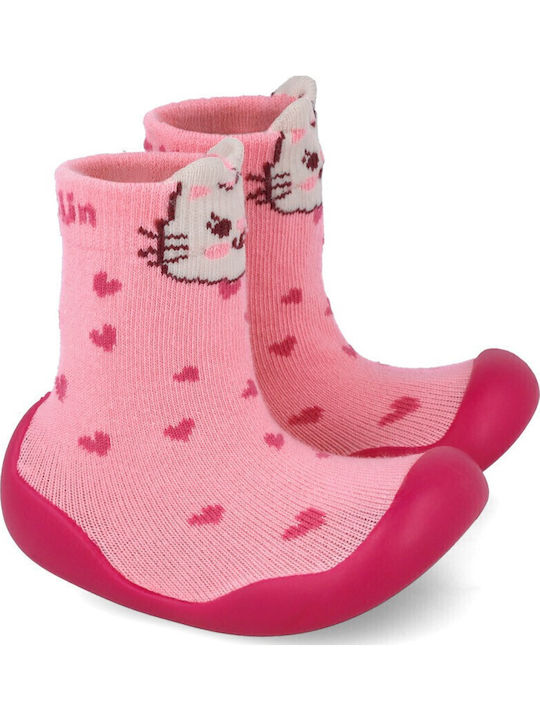 Garvalin Șosete Papuci pentru Copii Pink