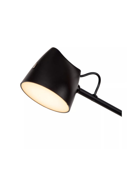 Lucide Lightning Milne Lampa de podea LED cu Lumină Alb Cald Negru