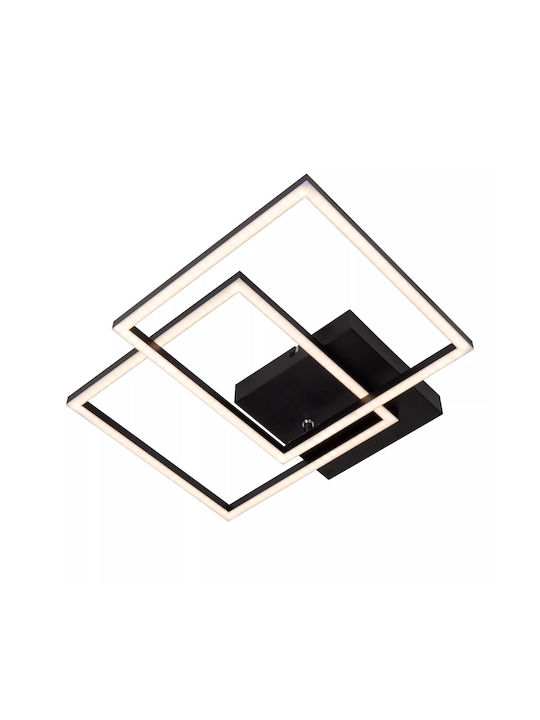 Lucide Lightning Arianne Ceiling Mount Light Black with Integrated LED