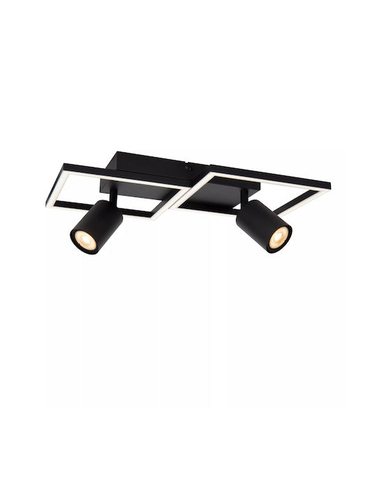 Lucide Lightning Arianne Ceiling Mount Light Black with Socket GU10