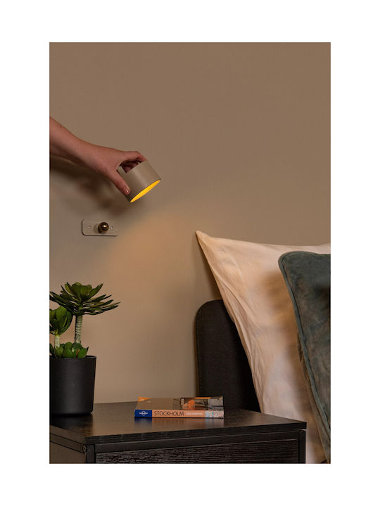 Lucide Lightning Jolan Επαναφορτιζόμενο LED Φωτιστικό Γραφείου σε Καφέ Χρώμα