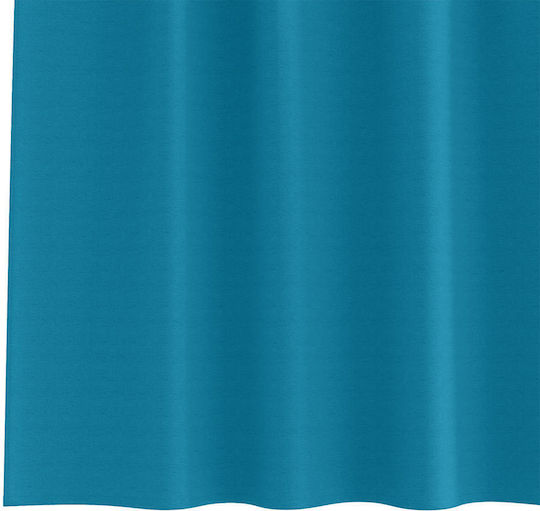 vidaXL Set Of Turquoise Blackout Window Curtains With Tab Top 140x140cm