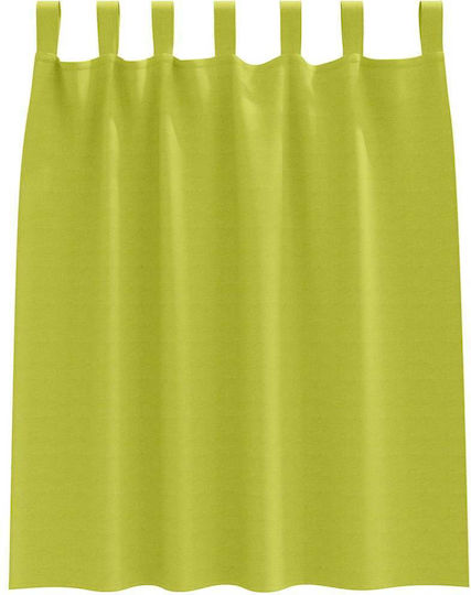 vidaXL Set Perdele Fereastră Cu Bretele Verzi 140x140cm