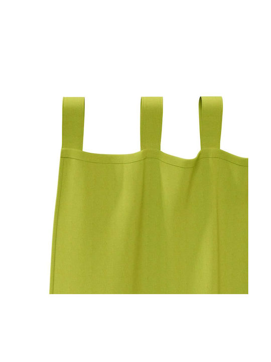 vidaXL Set Green Window Blackout Curtains with Tab Top 140x140cm