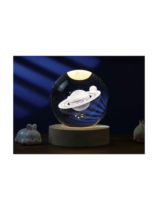 I-Total Dekorative Lampe Crystal Ball