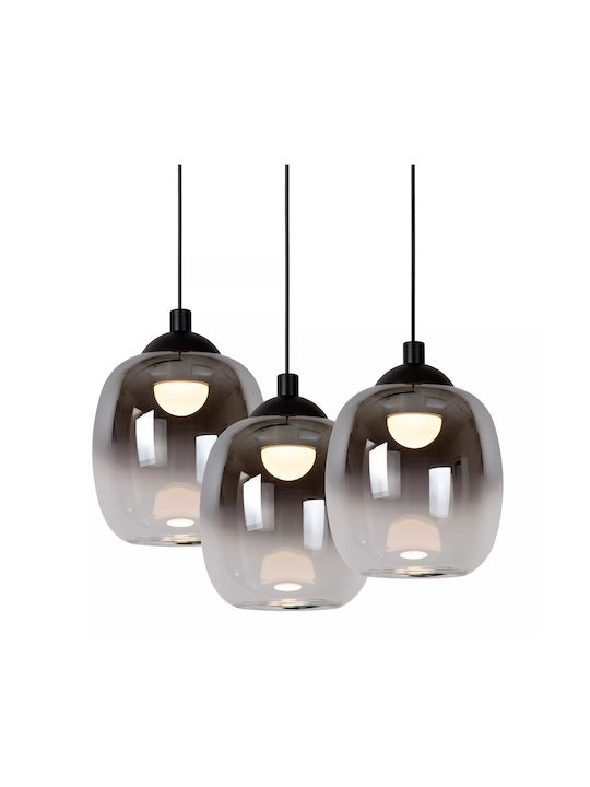 Lucide Lightning Tamino Pendant Light Black 36x36cm