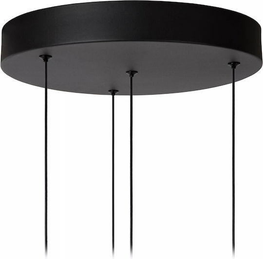 Lucide Lightning Tamino Lustră Negru 36x36cm.