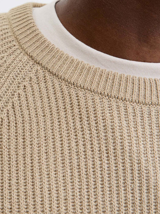 Langarm Pullover Beige