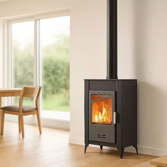 Thermogatz GS 16 Χαλύβδινη Ξυλόσομπα Γκρι