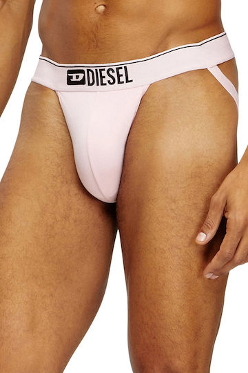 Diesel Ανδρικά Σλιπάκια Umbr Jocky Three Pack Jockstrap Συσκ.3 Τμχ -00sh9i-0gdac-e7300 Ροζ-μαύρο