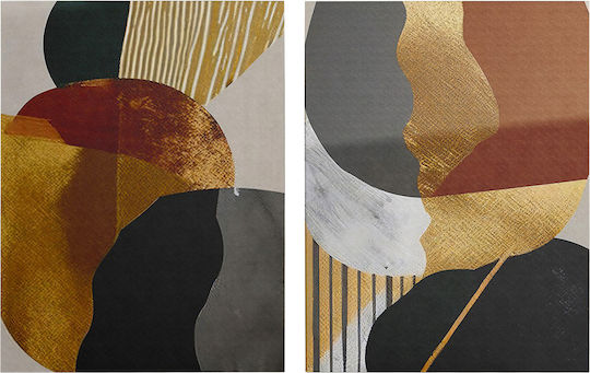 HomeMarkt Series Gobi Twofold Painting on Canvas 50x70cm