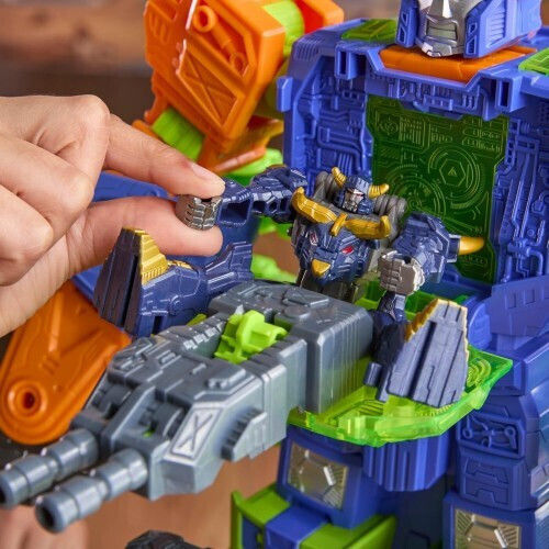 Actionfigur Cyberworld - Scorponok Strike Battle Transformatoren mit Sounds und Licht für 6+ Jahre 35cm