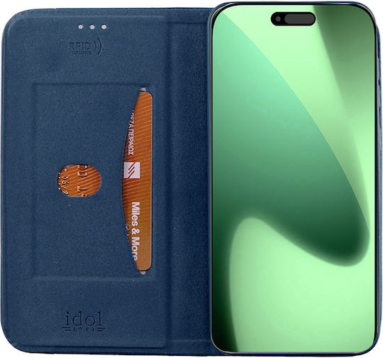 Idol 1991 Book Δερματίνης / Σιλικόνης Μπλε (iPhone Air)