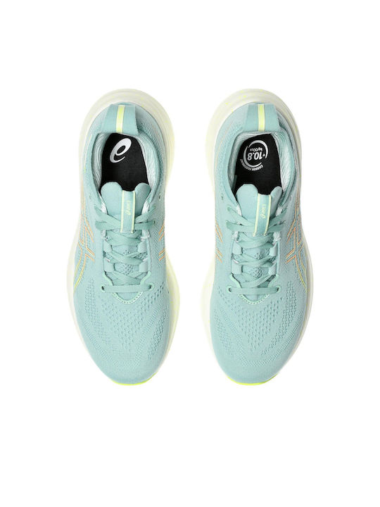 Gel-Nimbus 26 Γυναικεία Αθλητικά Παπούτσια Running Light Celadon / Safety Yellow