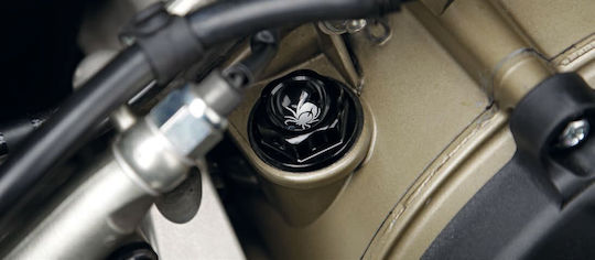 Paraxite Motorcycle Oil Cap Black POC008N