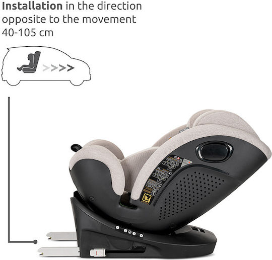 Lorelli Perseus Scaun Auto pentru Copii i-Size cu Isofix Negru